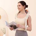ST-360 Heat Therapy Shoulder/Neck Kneading Massager - Grey / Beige