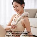 SY-008 Long-Handle Cervical Massager with 3 Pressure Levels - Beige