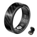 SY02 Carbon Fiber Pattern Smart Ring - Size: 17.4mm