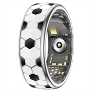 SY15 Smart Ring Health Monitor with Vibration Alerts - Size 11 - Football