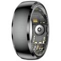 SY15 Smart Ring Health Monitor with Vibration Alerts - Size 8 - Black