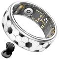 SY15 Smart Ring Health Monitor with Vibration Alerts - Size 8 - Football