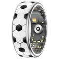 SY15 Smart Ring Health Monitor with Vibration Alerts - Size 8 - Football