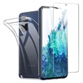 Saii 2-in-1 Samsung Galaxy S20 FE TPU Case & Tempered Glass Screen Protector