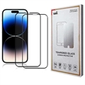 iPhone 15 Pro Saii 3D Premium Tempered Glass Screen Protector - 2 Pcs.