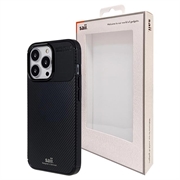 Saii Carbon Fiber iPhone 13 Pro Max TPU Case - Black