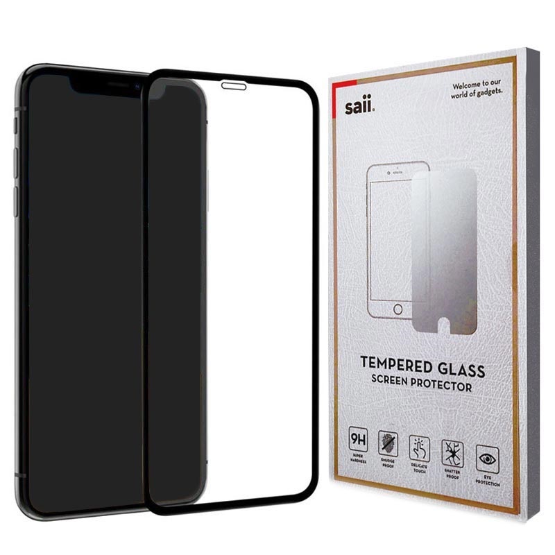 Saii 3D Premium iPhone 11 Pro Tempered Glass Screen Protector 9H 2 Pcs.