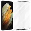 Saii Samsung Galaxy S21 Ultra 5G Ultra-Thin Case w/ 2x Tempered Glass - Black