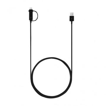 Samsung Combo Cable EP-DG950DBE - USB-C & MicroUSB - 1.4m - Bulk - Black