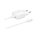 Samsung Fast Travel Charger & USB-C Cable EP-T1510EWE - 15W - Bulk - White