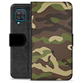 Samsung Galaxy A12 Premium Wallet Case - Camo