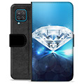 Samsung Galaxy A12 Premium Wallet Case - Diamond