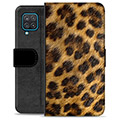 Samsung Galaxy A12 Premium Wallet Case - Leopard