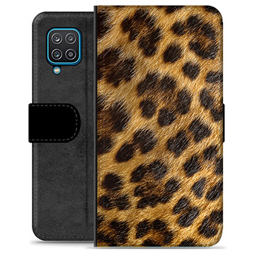 Samsung Galaxy A12 Premium Wallet Case - Leopard