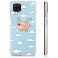 Samsung Galaxy A12 TPU Case - Flying Pig