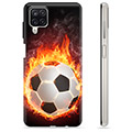 Samsung Galaxy A12 TPU Case - Football Flame