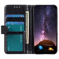 Samsung Galaxy A12 Wallet Case with Magnetic Closure - Black