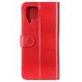 Samsung Galaxy A12 Wallet Case with Magnetic Closure - Red