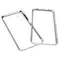 Samsung Galaxy A13 5G Magnetic Case with Tempered Glass - Silver