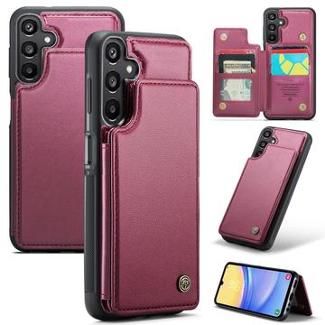 Samsung Galaxy A15 Caseme C22 Case RFID Card Wallet - Red