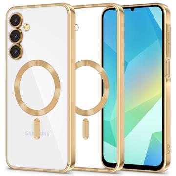 Samsung Galaxy A16 Tech-Protect MagFlex Case - MagSafe Compatible - Clear / Gold