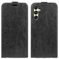Samsung Galaxy A16 Vertical Flip Case with Card Slot - Black