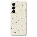 Samsung Galaxy A17 Cherry Pattern TPU Case - Beige