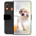 Samsung Galaxy A20e Premium Wallet Case - Dog