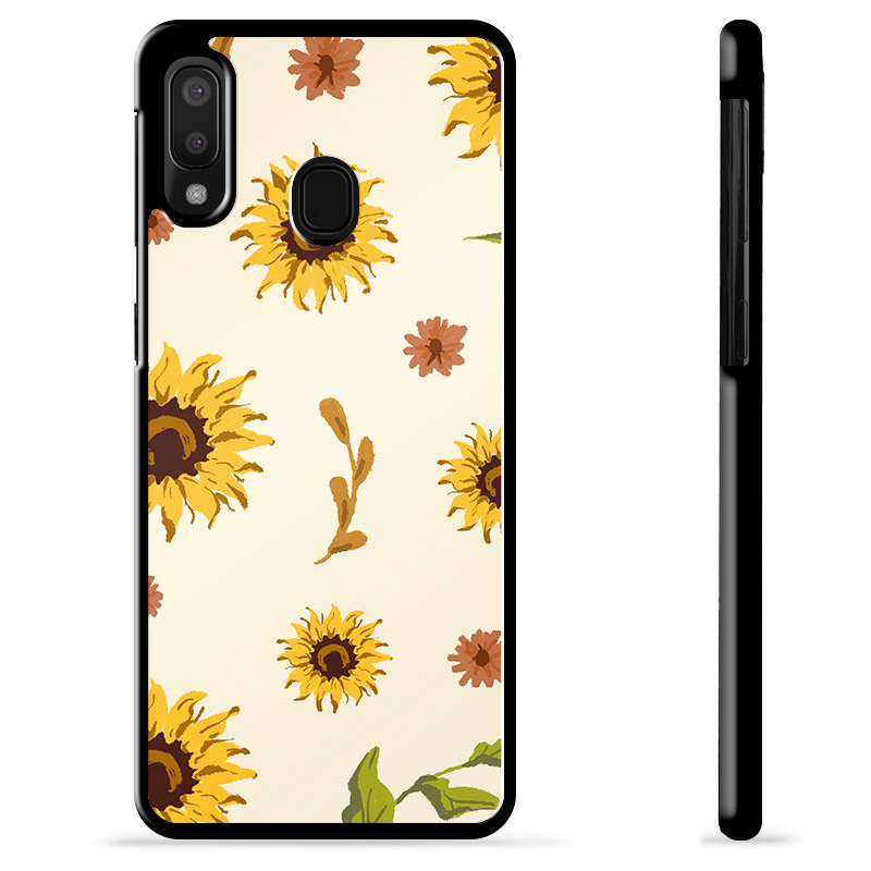 Samsung Galaxy A20e Protective Cover Sunflower