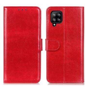 Samsung Galaxy A22 4G Wallet Case with Magnetic Closure - Red