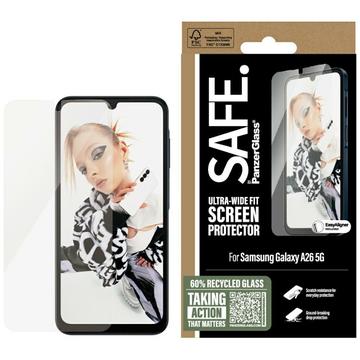 Samsung Galaxy A26 PanzerGlass Safe Ultra-Wide Fit Tempered Glass Screen Protector - 9H - Clear