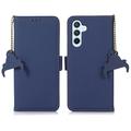 Samsung Galaxy A26 Wallet Leather Case with RFID - Blue