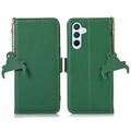 Samsung Galaxy A26 Wallet Leather Case with RFID - Green