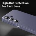 Samsung Galaxy A27 Smart Clear View Flip Case with Card Slot - Grey Purple