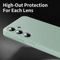 Samsung Galaxy A27 Smart Clear View Flip Case with Card Slot - Light Green