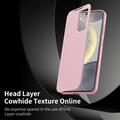 Samsung Galaxy A27 Smart Clear View Flip Case with Card Slot - Pink