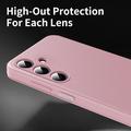 Samsung Galaxy A27 Smart Clear View Flip Case with Card Slot - Pink