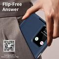 Samsung Galaxy A27 Smart Clear View Flip Case with Card Slot - Sapphire