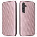 Samsung Galaxy A35 Flip Case - Carbon Fiber