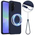Samsung Galaxy A37 Liquid Silicone Case - MagSafe Compatible - Dark Blue