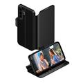 Samsung Galaxy A37 PanzerGlass Care Feature Wallet Case with Kickstand - Black