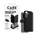 Samsung Galaxy A37 PanzerGlass Care Feature Wallet Case with Kickstand - Black