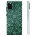 Samsung Galaxy A41 TPU Case - Green Mandala