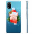 Samsung Galaxy A41 TPU Case - Winter Piggy