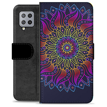 Samsung Galaxy A42 5G Premium Wallet Case - Colorful Mandala