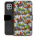 Samsung Galaxy A42 5G Premium Wallet Case - Graffiti