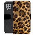 Samsung Galaxy A42 5G Premium Wallet Case - Leopard