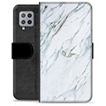 Samsung Galaxy A42 5G Premium Wallet Case - Marble