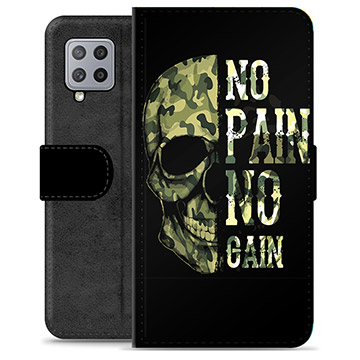 Samsung Galaxy A42 5G Premium Wallet Case - No Pain, No Gain