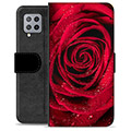Samsung Galaxy A42 5G Premium Wallet Case - Rose